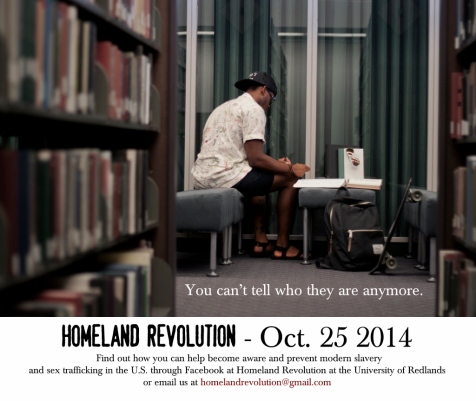 Homeland Revolution at the University of Redlands by JQ Robinson